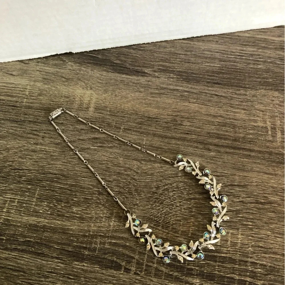 Vtg Rhinestone  Necklace - Picture 4 of 9